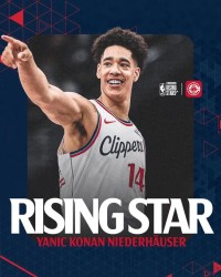 kaiyun-快船官方：祝贺尼德豪泽入选2026年全明星新秀赛